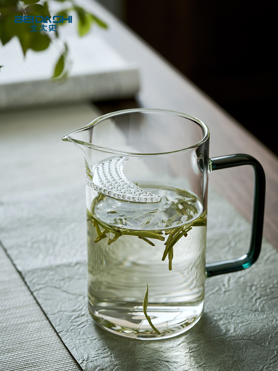 北大史泡绿茶加厚大号月牙过滤