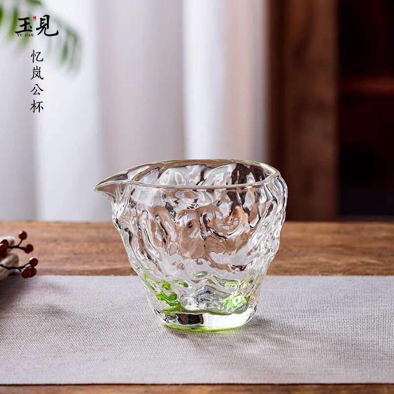 玉见高端加厚耐热玻璃公道杯图片