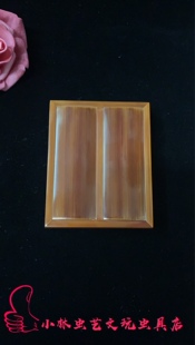 小林虫艺落款精品老竹双格黄蛉盒做工精致养大黄蛉金铃子90*72mm