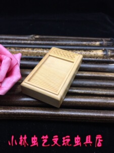 小林虫艺小小黄杨卷链门黄蛉盒养小黄蛉墨蛉金蛉尺寸：68/40/18mm