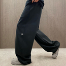 男秋冬复古弯刀松紧可调长裤 MXD 休闲运动裤 潮牌字母阔版 UGLY美式