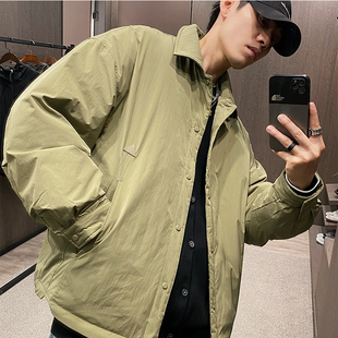 MXD 外套 UGLY2025秋冬纯色简约休闲轻薄羽绒服男百搭通勤保暖工装