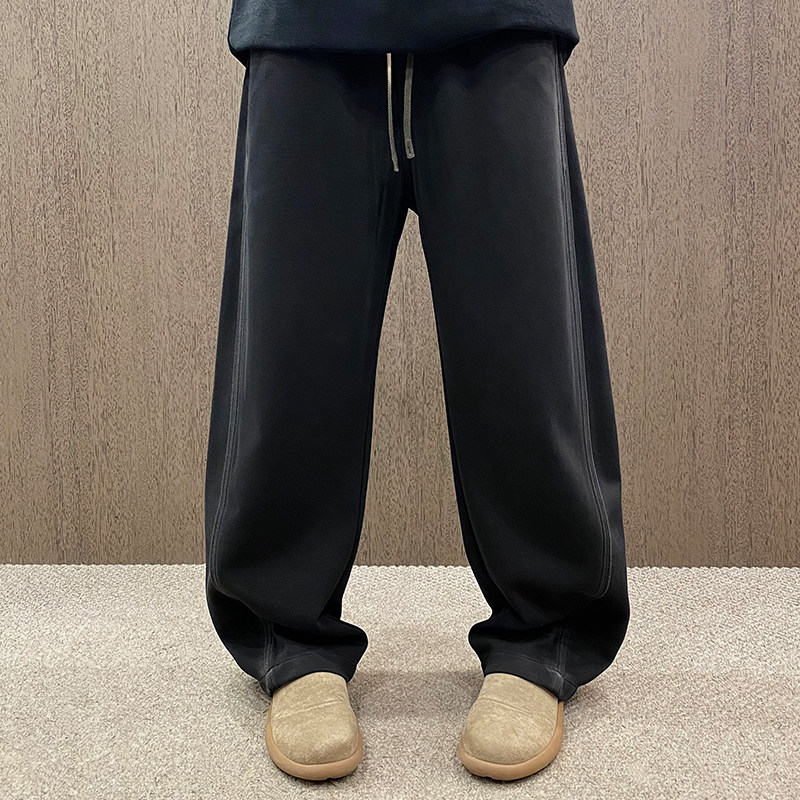 MXD UGLY秋冬新款复古潮牌渐变直筒休闲裤男美式做旧弯刀加绒长裤,男装,卫裤,淘宝优惠券,粉丝福利购,淘宝优惠卷