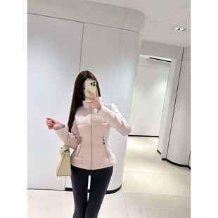 Chill巧儿诺丁雪国气质修身 收腰轻薄90白鸭绒立领羽绒服外套