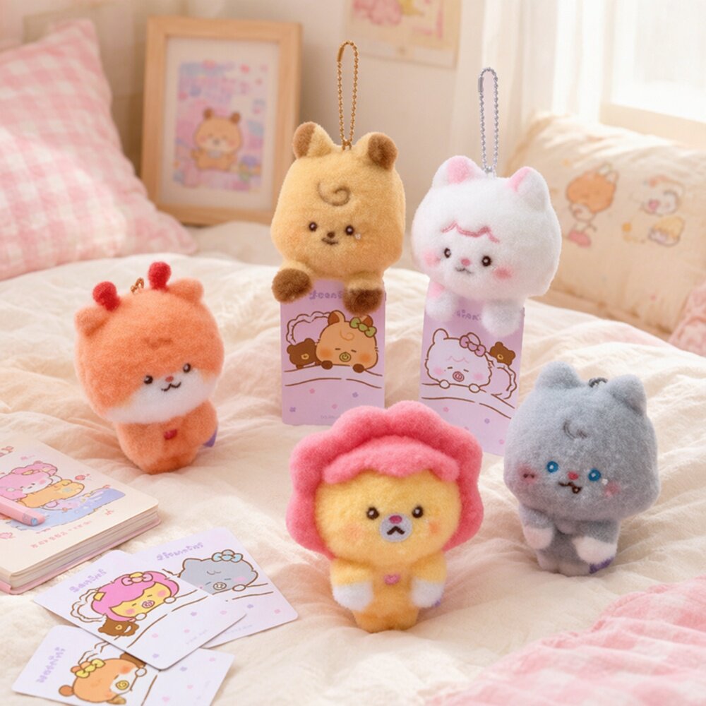 idle奶嘴新品babmini周边宋雨琦米妮舒华毛绒磁吸钥匙扣挂件包挂