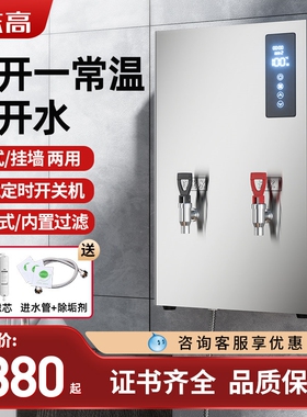 志高步进式开水机壁挂式开水器餐厂车间饮水机饮商用烧水器冷热工