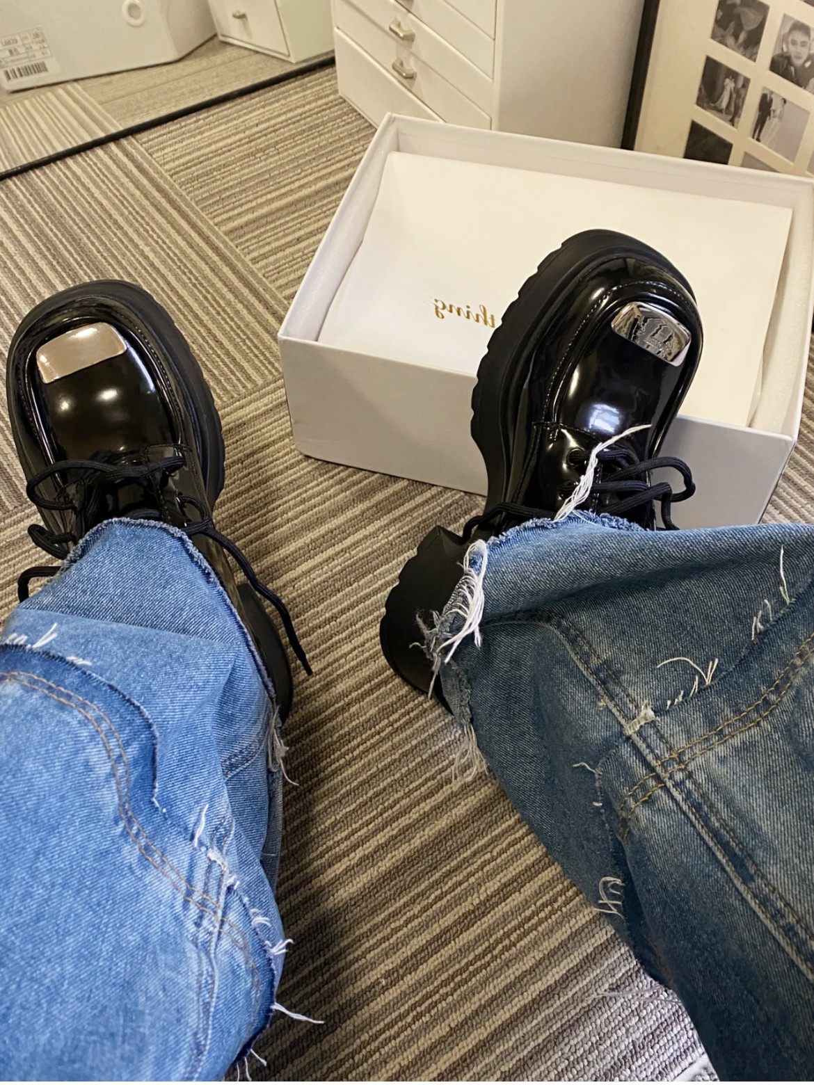 超有范！甜酷又复古！松糕厚底增高真皮英伦风金属乐福鞋小皮鞋女,女鞋,乐福鞋（豆豆鞋）,淘宝优惠券,粉丝福利购,淘宝优惠卷