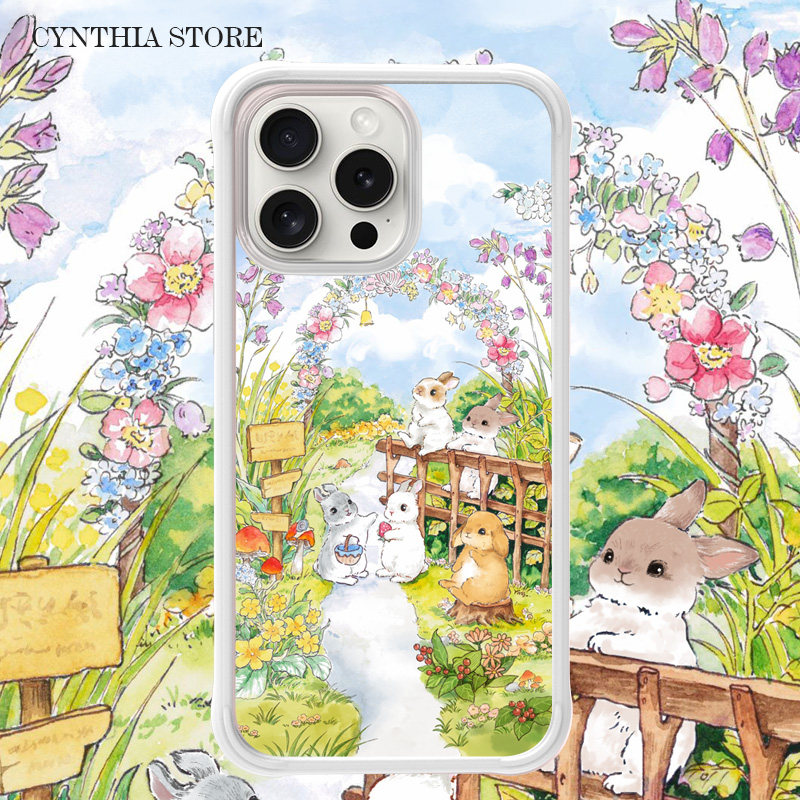 Oyriuas原创设计春季田园小兔