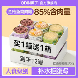 奥丁猫罐头补充营养增肥补水成幼猫猫咪零食主食罐猫湿粮24罐整箱