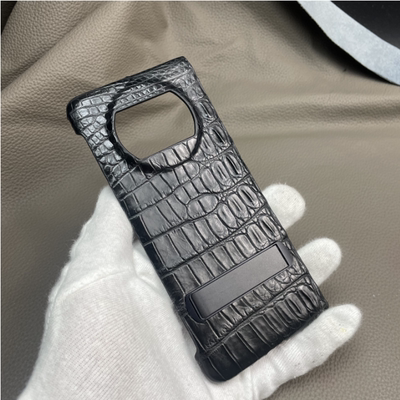 原装正品适用华为matex3典藏版鳄鱼皮XT真皮X5商务高档保护套手工定制X2折叠屏手机壳超薄小众男女款保护壳X6