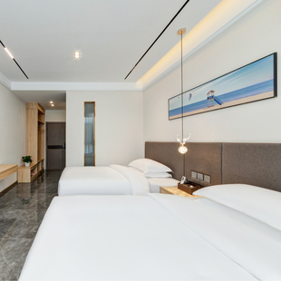 华山脚下民宿豪华双床房两天一晚赠送接站接送游客中心