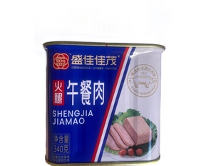 盛佳佳茂火腿火锅午餐肉罐头大颗粒肉340g 24罐猪肉罐头