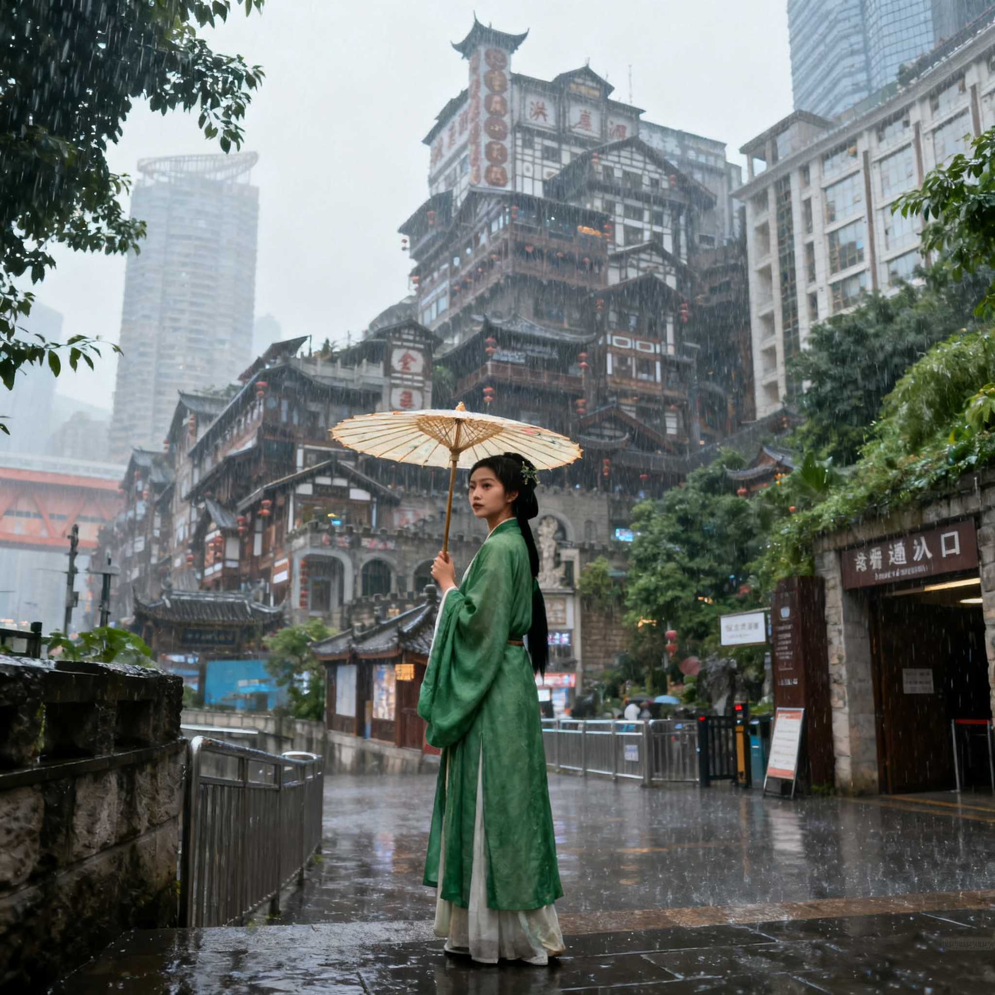 重庆【洪崖洞】跟拍摄影亲子照情侣闺蜜儿童跟拍家庭旅拍