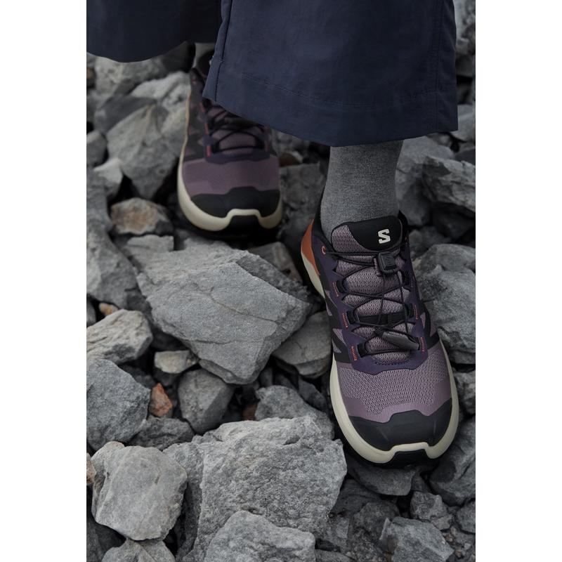 代购SALOMON/萨洛蒙女款登山徒步鞋透气防滑弹性徒步鞋户外短途越