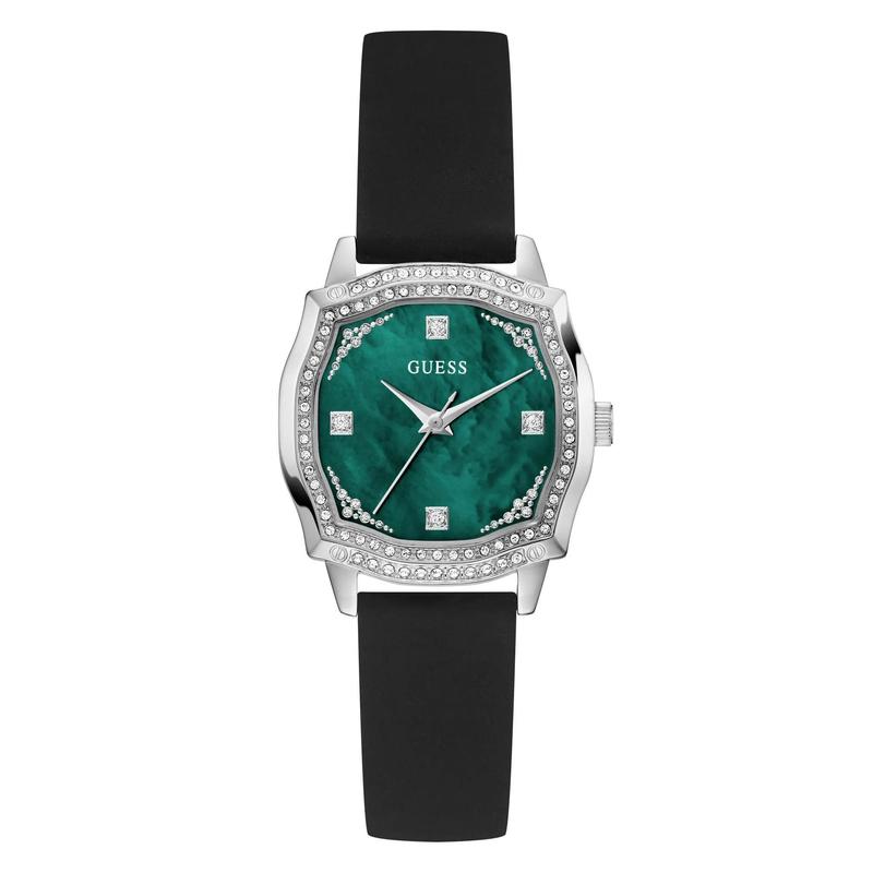 代购GUESS女士腕表计时夜光日期测速金属防水皮带钢带商务运动手