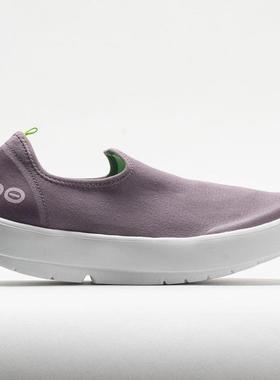 代购Oofos女士徒步鞋缓震减压透气排湿易穿脱防潮织物鞋面