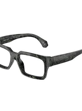 代购Alain Mikli男女眼镜框方框墨绿色纹理全框日常佩戴通勤