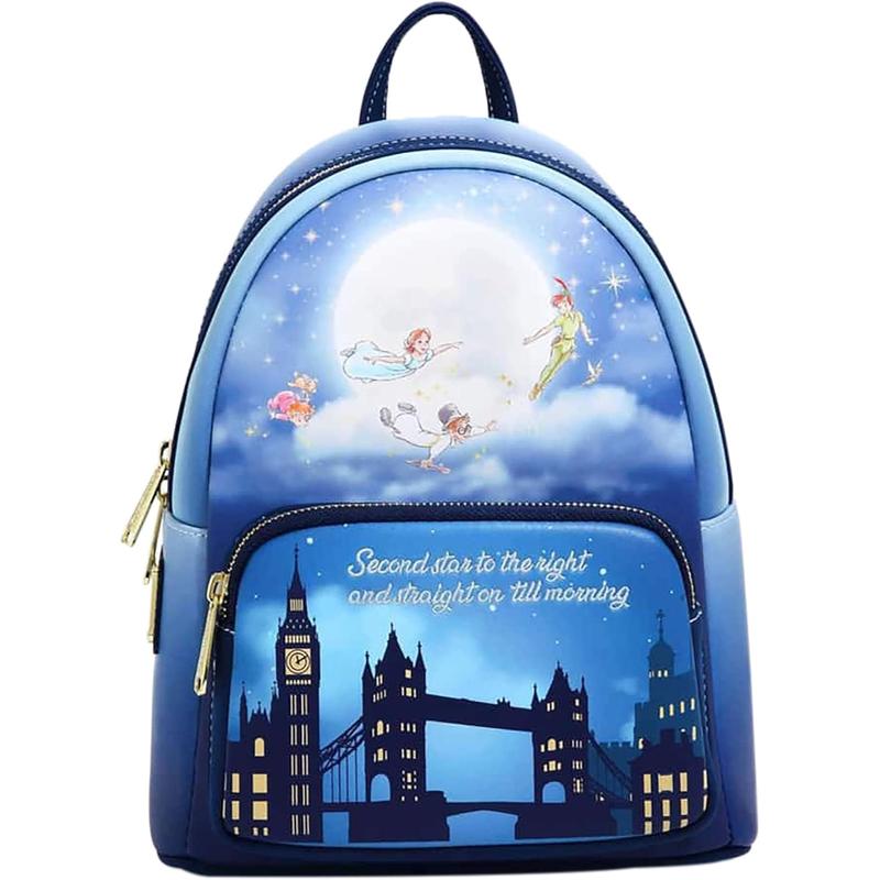 代购美国代购Loungefly女包迪士尼彼得·潘个性痛包休闲斜挎单肩