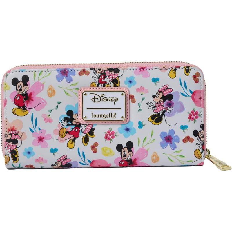 代购Loungefly女士迪士尼钱包多卡位收纳硬币袋设计证件窗口
