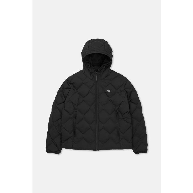 KOLON SPORT可隆女士羽绒服保暖防风便携连帽轻量绗缝短款冬季