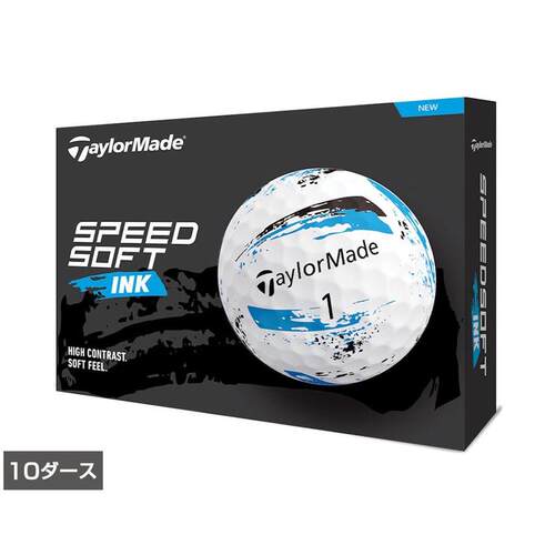 日本代购Taylormade高尔夫球Speed SoftINK显色高对比度软触感