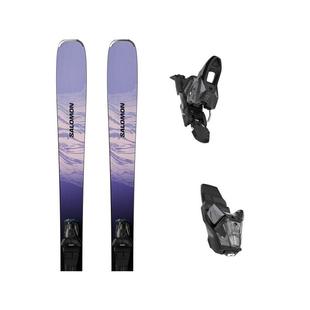 代购SALOMON萨洛蒙女士滑雪板稳定控制轻量化防滑抓地双板固定器