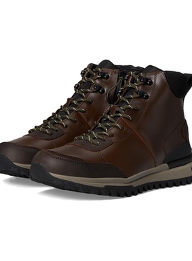 代购PAJAR男士雪地靴防水保暖透气防寒圆头楔形跟系带拉链后跟