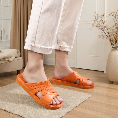 夏季室外防臭透气老式拖鞋复古男士防滑耐磨舒适厚底【正群正品】