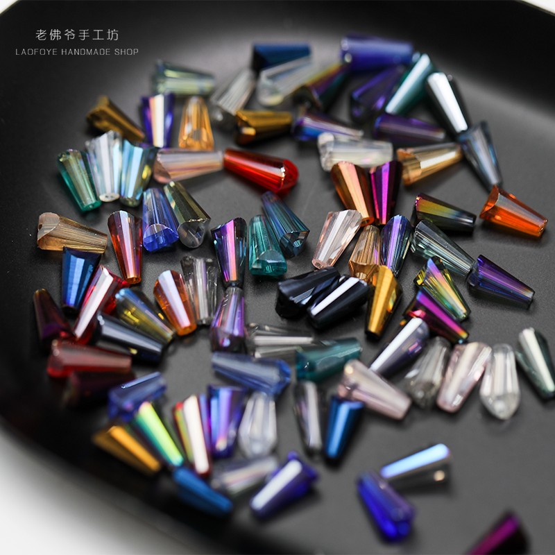 4*8diy玻璃水晶珠宝塔珠