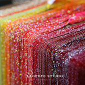 11月 DIY梭编项链散装 朱柿红 2mm迷你切面水晶珠串珠服饰配件