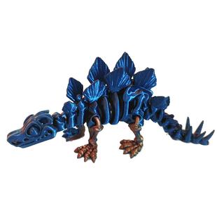 3D打印骨骼剑龙模型恐龙骨架关节可动仿生动物摆件手办玩具骨龙