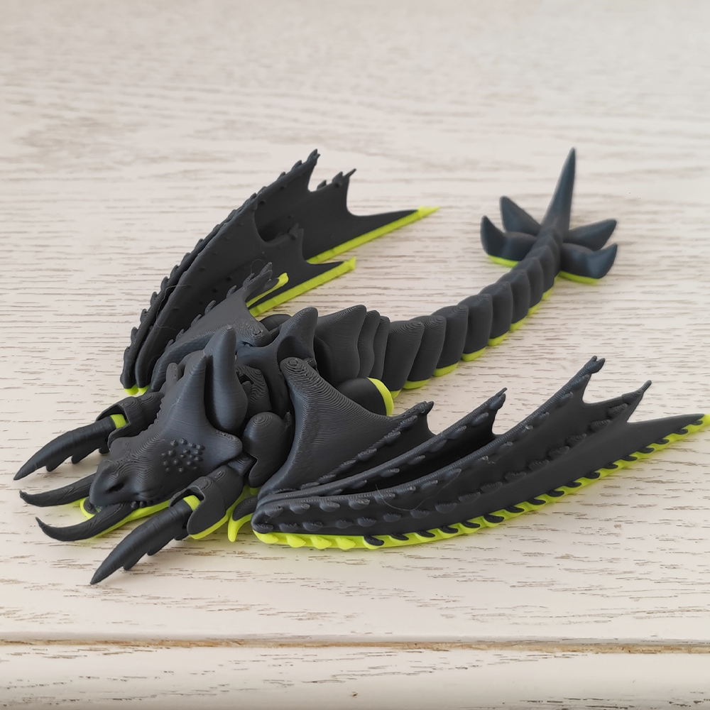 3D打印驯龙高手鬼钳龙模型玩具仿真/动物玩偶