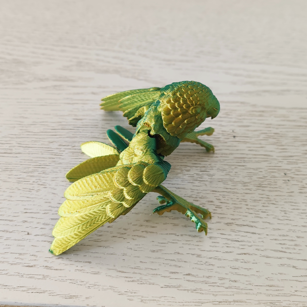 3D打印金刚鹦鹉模型关节可动鸟摆件牡丹鹦鹉玩具仿真动物手办图片