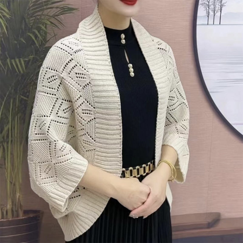 春秋韩版女开衫披肩外搭