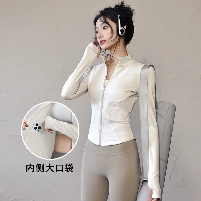 速干衣秋季运动外套女瑜伽服长袖