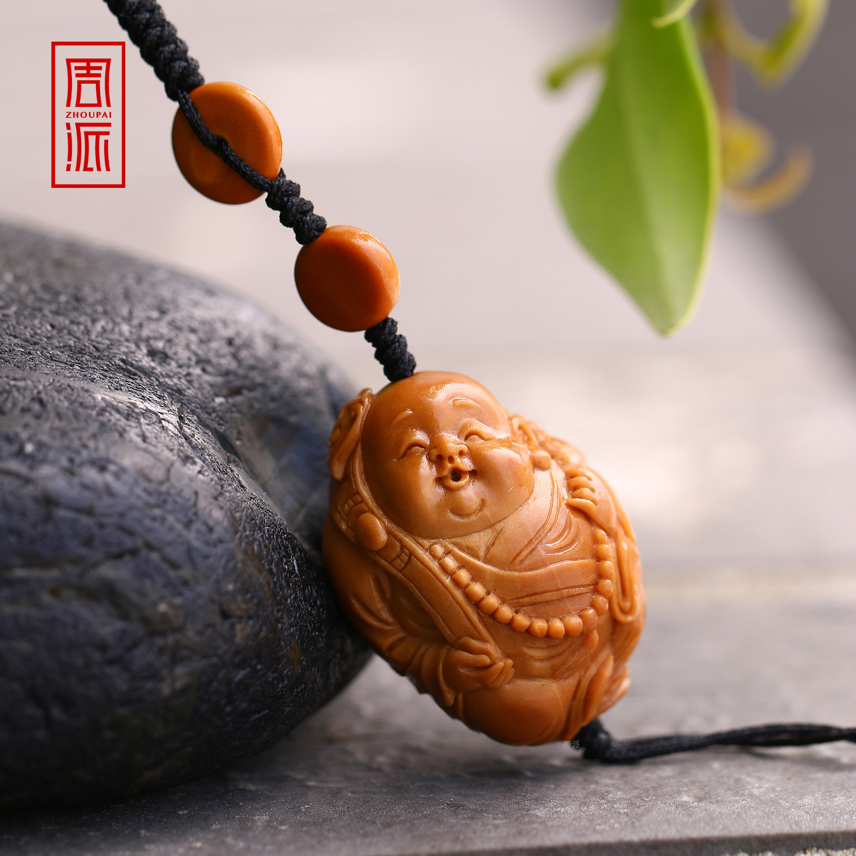 小和尚私人定制刻字创意橄榄核雕