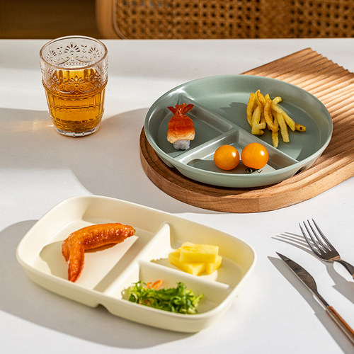 摩登主妇分格餐盘陶瓷儿童减脂