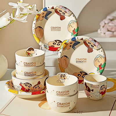 【摩登主妇&蜡笔小新】餐具套装