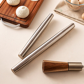 摩登主妇316不锈钢擀面杖擀饺子皮神器擀面棍棒家用大号烘焙工具