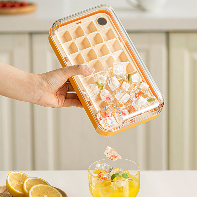 摩登主妇按压冰格家用冰箱制冰盒