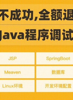 Java代码运行调试项目BUG修改运行环境配置程序答疑