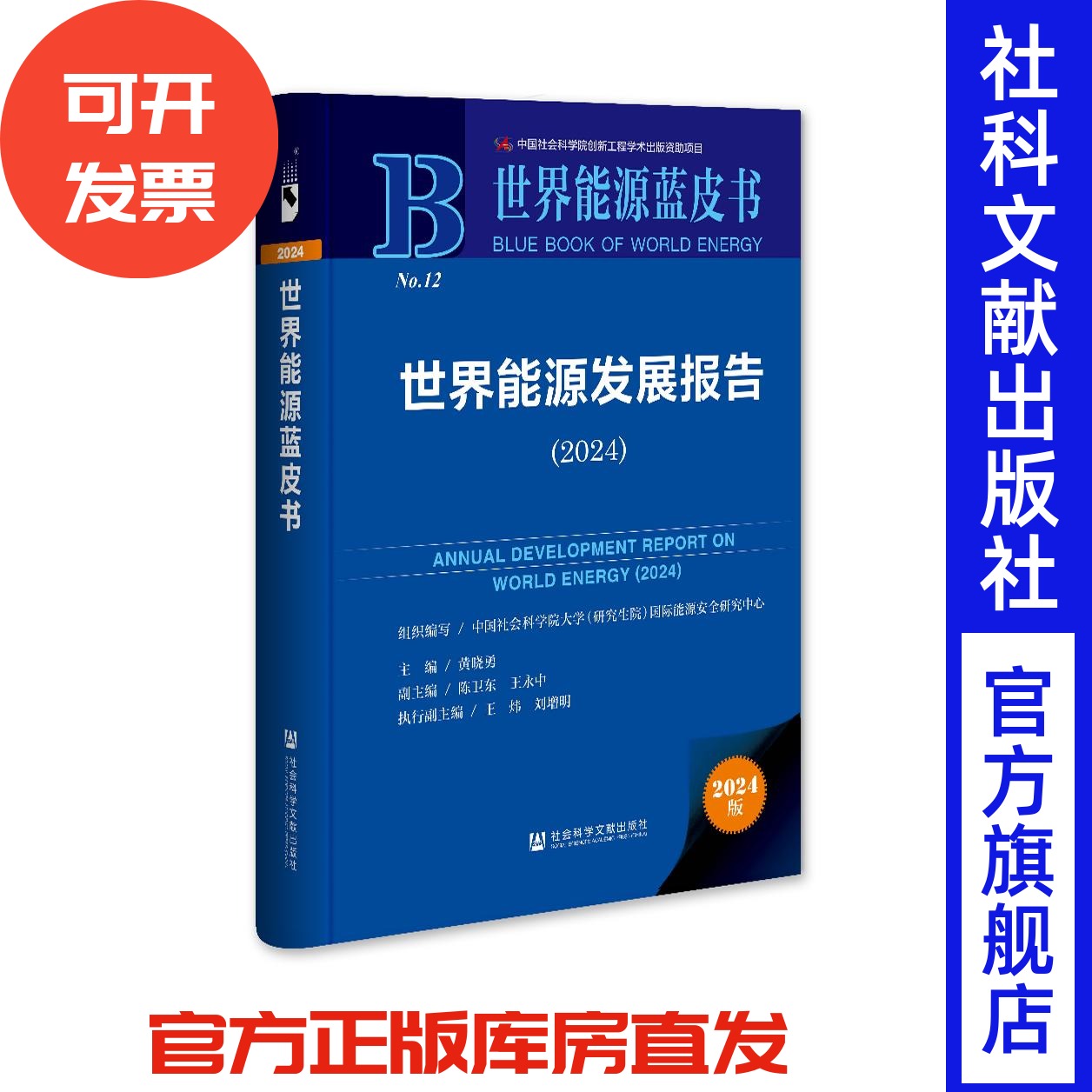 世界能源发展报告（2024）世界能源蓝皮书 黄晓勇 主编;陈卫东 王永中 副主编;王炜 刘增明 执行副主编 社会科学文献出版社