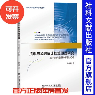 MFSMCG 货币与金融统计核算原理研究：基于IMF最新 金融 货币 统计核算 现货 金融统计 官方正版
