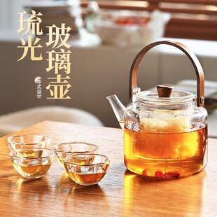 围炉煮茶玻璃茶壶煮茶壶器具全套烤火炉套装围聚2025新款配件茶杯