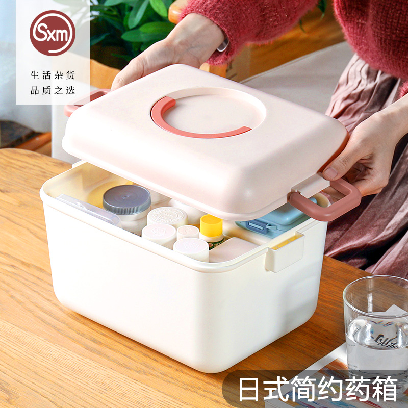 收纳箱家庭装学生宿舍常备急用箱