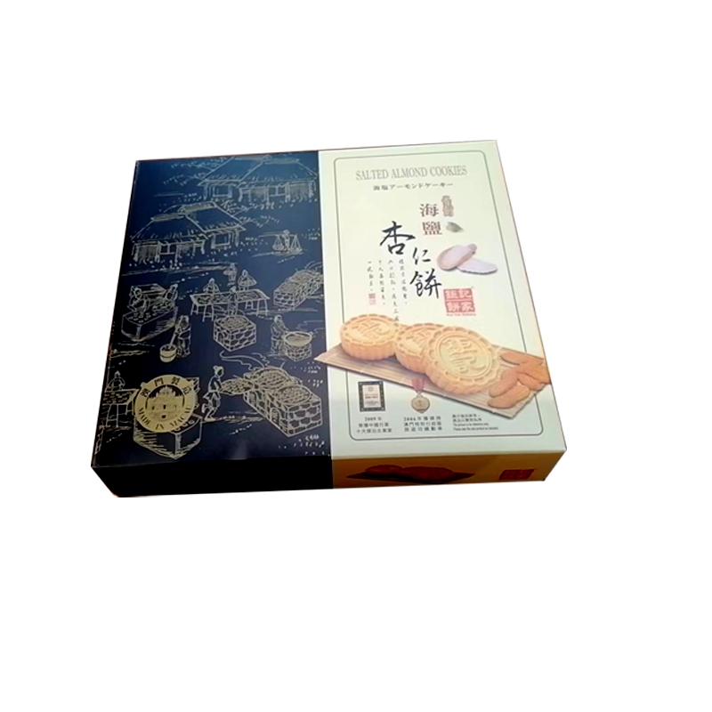 澳门特产手信钜记饼家海盐杏仁饼240克零食名小吃果脆饼香