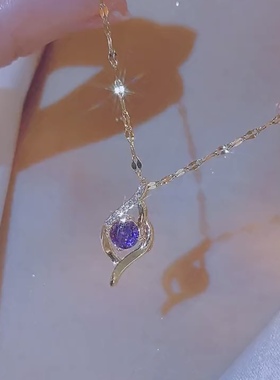 钛钢项链不掉色轻奢小众设计感锁骨链网红2022年新款颈链配饰女潮