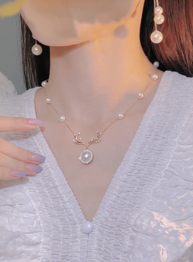 一鹿有你气质女百搭高端项链女