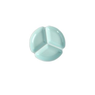 青瓷多格盘创意小菜盘子家用分餐盘菜盘儿童米饭盘陶瓷坚果盘餐具