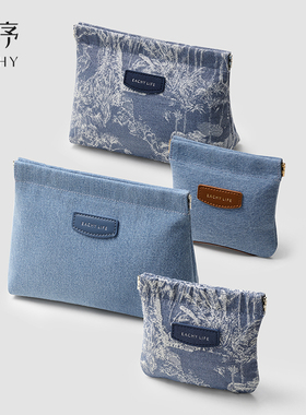 里序零钱包2025新款卫生巾收纳小包便携外出化妆包杂物收纳口金包